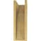 Ekena Millwork 6"W x 12"D x 18"H Classic Carmel Rough Cedar Woodgrain TimberThane Corbel, Primed Tan CORUR06X12X18CARRCPR - alternate 5